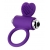 Фиолетовое виброкольцо с ресничками JOS PERY - JOS - в Волжском купить с доставкой