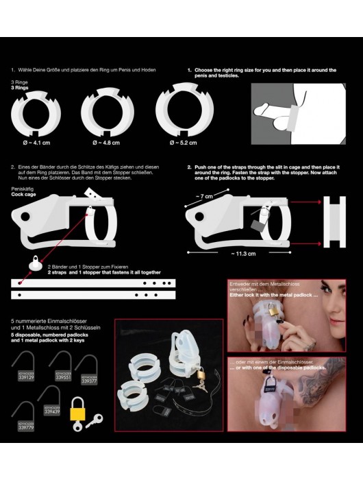 Набор для мужского пояса верности Cock Cage Set - Orion - купить с доставкой в Волжском