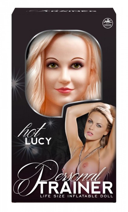 Надувная кукла с вибрацией и 2 любовными отверстиями Hot Lucy Lifesize Love Doll - NMC - в Волжском купить с доставкой