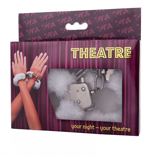 Наручники с белой меховой опушкой - ToyFa - купить с доставкой в Волжском