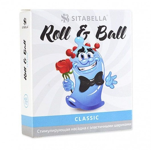 стимулирующий презерватив-насадка Roll   Ball Classic - Sitabella - купить с доставкой в Волжском