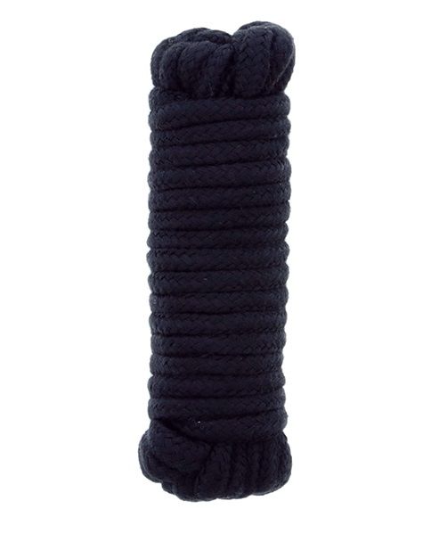 Чёрная веревка для связывания BONDX LOVE ROPE - 5 м. - Dream Toys - купить с доставкой в Волжском