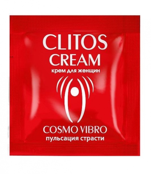 Пробник возбуждающего крема для женщин Clitos Cream - 1,5 гр. - Биоритм - купить с доставкой в Волжском
