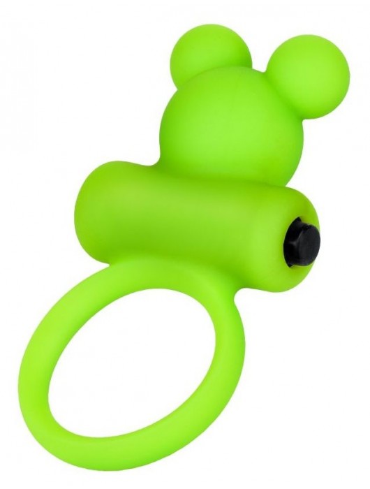 Зеленое виброкольцо на пенис A-Toys - A-toys - в Волжском купить с доставкой