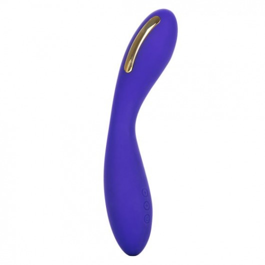 Фиолетовый вибратор с электростимуляцией Intimate E-Stimulator Wand - 21,5 см. - California Exotic Novelties - купить с доставкой в Волжском