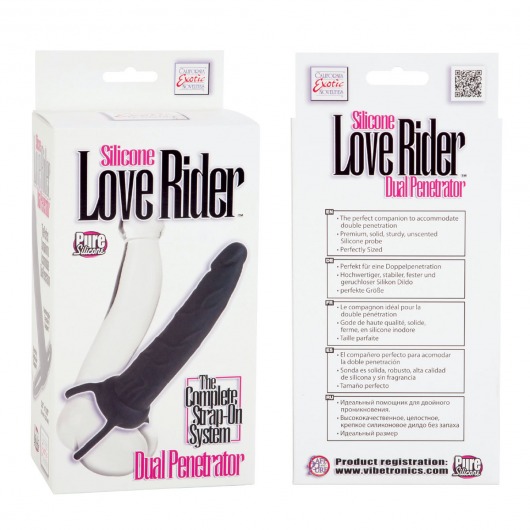 Насадка на пенис Silicone Love Rider Dual Penetrator для двойного проникновения - 14 см. - California Exotic Novelties - в Волжском купить с доставкой