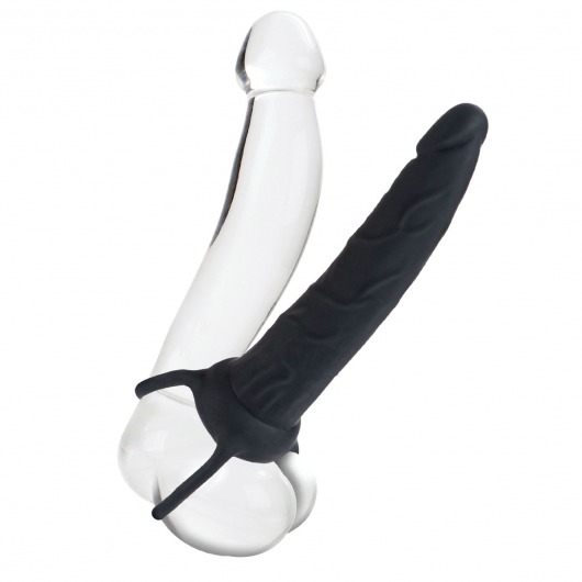 Насадка на пенис Silicone Love Rider Dual Penetrator для двойного проникновения - 14 см. - California Exotic Novelties - в Волжском купить с доставкой