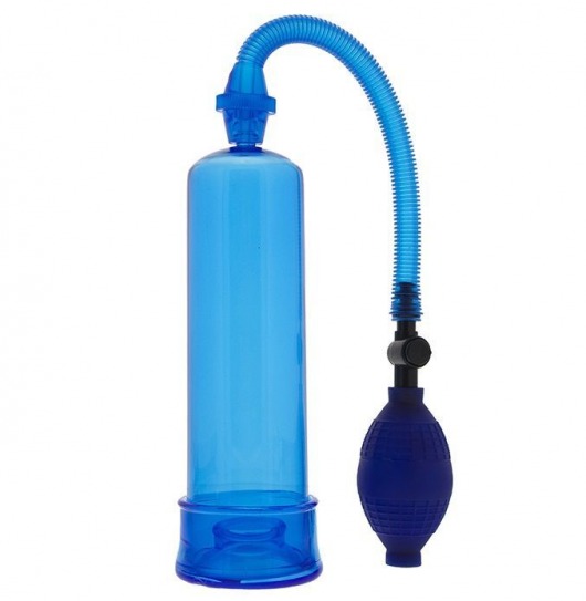 Синяя вакуумная помпа MENZSTUFF PENIS ENLARGER - Dream Toys - в Волжском купить с доставкой