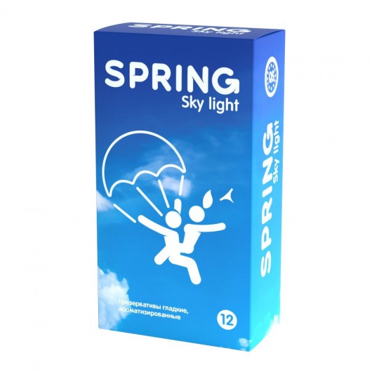 Ультратонкие презервативы SPRING SKY LIGHT - 12 шт. - SPRING - купить с доставкой в Волжском