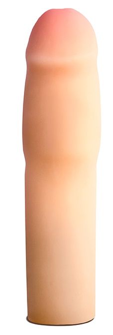 Телесная насадка-удлинитель на пенис PERFORMANCE 1.5INCH COCK XTENDER - 16 см. - Blush Novelties - в Волжском купить с доставкой