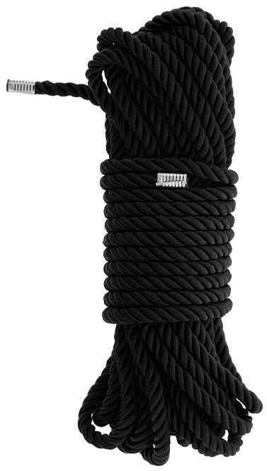 Черная веревка для бондажа BONDAGE ROPE - 10 м. - Dream Toys - купить с доставкой в Волжском