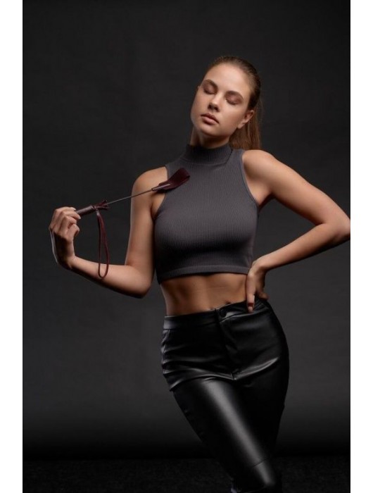 Бордовый стек Ladys Arsenal - 24 см. - БДСМ Арсенал - купить с доставкой в Волжском