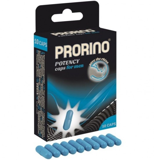 БАД для мужчин ero black line PRORINO Potency Caps for men - 10 капсул - Ero - купить с доставкой в Волжском