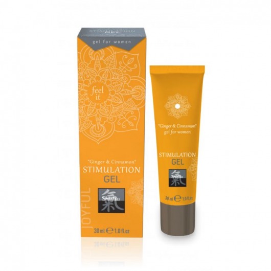 Возбуждающий интимный гель STIMULATION GEL Ginger   Cinnamon - 30 мл. - Shiatsu - купить с доставкой в Волжском