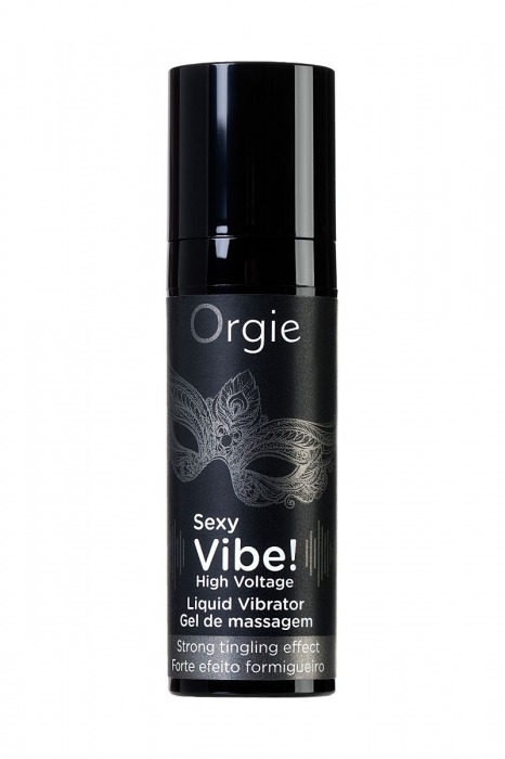 Гель для массажа ORGIE Sexy Vibe High Voltage с эффектом вибрации - 15 мл. - ORGIE - купить с доставкой в Волжском