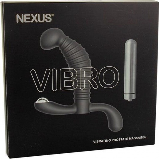 Стимулятор простаты Nexus Vibro Black - 10,2 см. - Nexus Range - в Волжском купить с доставкой