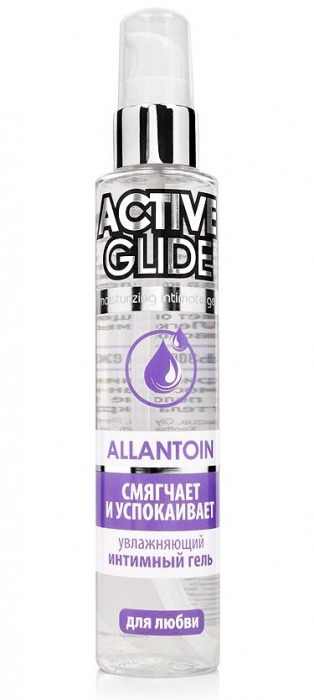 Увлажняющий интимный гель Active Glide Allantoin - 100 гр. - Биоритм - купить с доставкой в Волжском