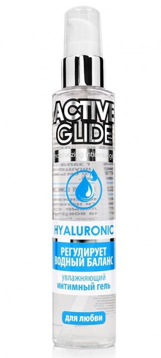 Увлажняющий интимный гель Active Glide Hyaluronic - 100 гр. - Биоритм - купить с доставкой в Волжском