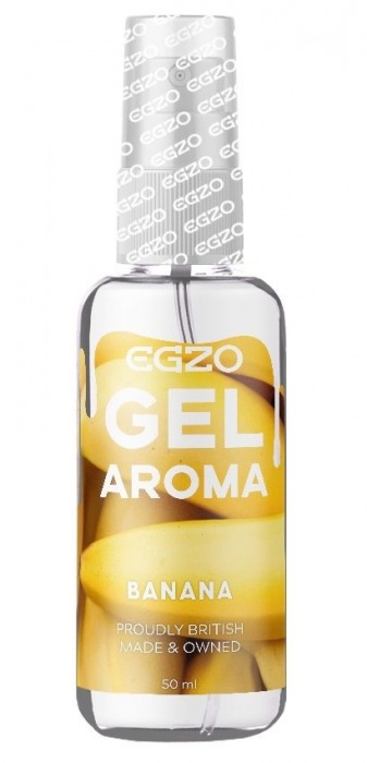 Интимный лубрикант EGZO AROMA с ароматом банана - 50 мл. - EGZO - купить с доставкой в Волжском