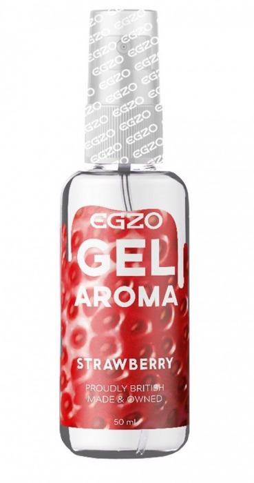 Интимный лубрикант EGZO AROMA с ароматом клубники - 50 мл. - EGZO - купить с доставкой в Волжском