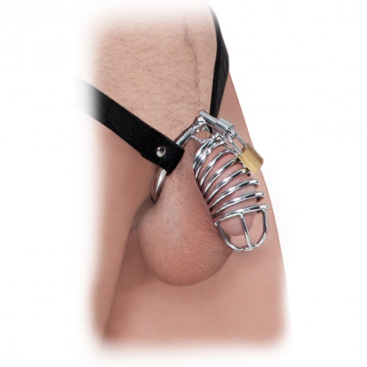 Кольцо верности Extreme Chastity Belt с фиксацией головки - Pipedream - купить с доставкой в Волжском