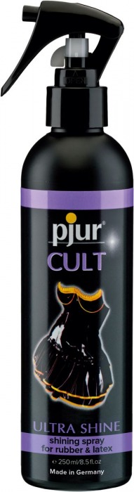Спрей для ухода за одеждой из латекса pjur CULT Ultra Shine - 250 мл. - Pjur - купить с доставкой в Волжском
