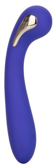 Фиолетовый вибромассажер с электростимуляцией Intimate Estim Petite G Wand - 19 см. - California Exotic Novelties - купить с доставкой в Волжском