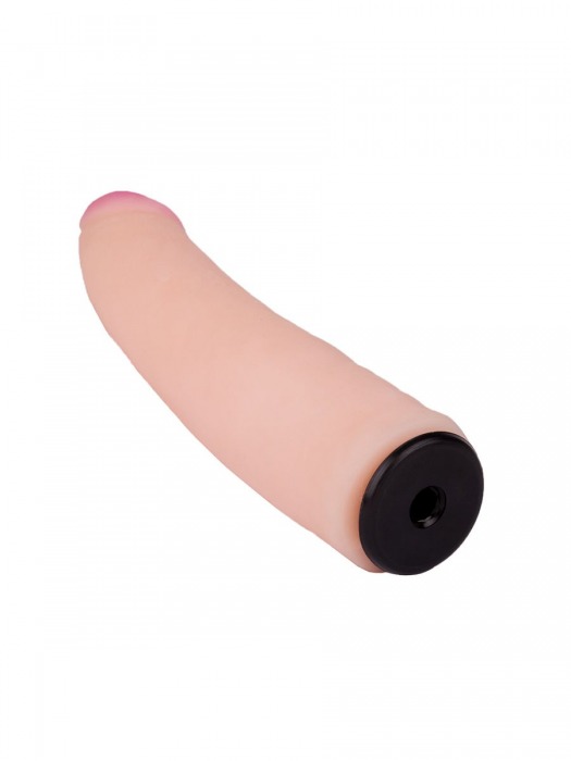 Пояс-трусики с насадкой Glamour - 17 см. - LOVETOY (А-Полимер) - купить с доставкой в Волжском