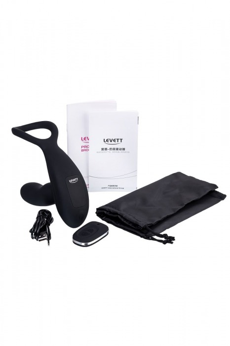 Черный стимулятор простаты Maud с вибрацией - Levett - в Волжском купить с доставкой