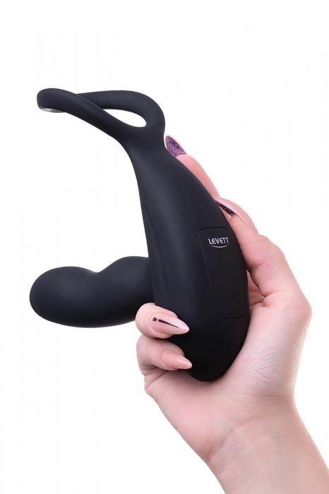Черный стимулятор простаты Maud с вибрацией - Levett - в Волжском купить с доставкой