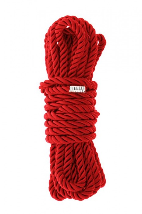 Красная веревка для шибари DELUXE BONDAGE ROPE - 5 м. - Dream Toys - купить с доставкой в Волжском