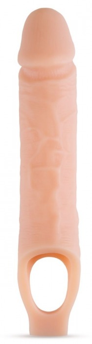 Телесный реалистичный фаллоудлинитель 10 Inch Silicone Cock Sheath Penis Extender - 25,4 см. - Blush Novelties - в Волжском купить с доставкой