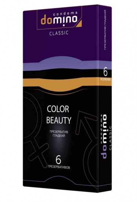 Разноцветные презервативы DOMINO Colour Beauty - 6 шт. - Domino - купить с доставкой в Волжском