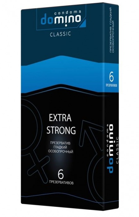 Суперпрочные презервативы DOMINO Extra Strong - 6 шт. - Domino - купить с доставкой в Волжском