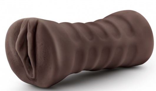 Коричневый мастурбатор-вагина Hot Chocolate Brianna - Blush Novelties - в Волжском купить с доставкой