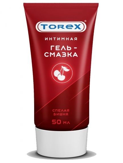 Смазка на водной основе TOREX  Спелая вишня  - 50 мл. - Torex - купить с доставкой в Волжском