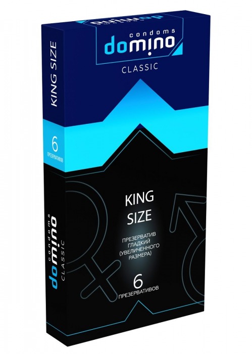 Презервативы увеличенного размера DOMINO Classic King size - 6 шт. - Domino - купить с доставкой в Волжском