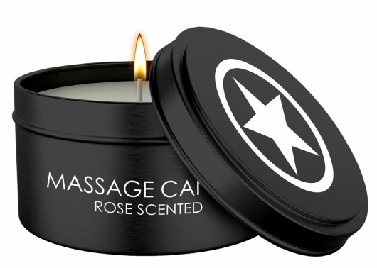 Массажная свеча с ароматом розы Massage Candle - Shots Media BV - купить с доставкой в Волжском