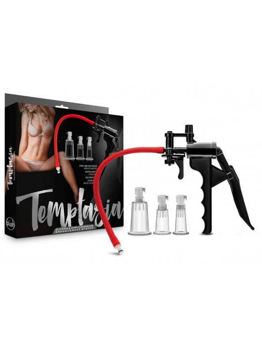 Набор помп для клитора и сосков Clitoris Pleasure and Enhancement System - Blush Novelties