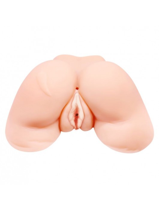 Телесная вибровагина Julie с 2 рабочими отверстиями - Baile - в Волжском купить с доставкой