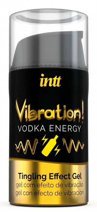 Жидкий интимный гель с эффектом вибрации Vibration! Vodka Energy - 15 мл. - INTT - купить с доставкой в Волжском