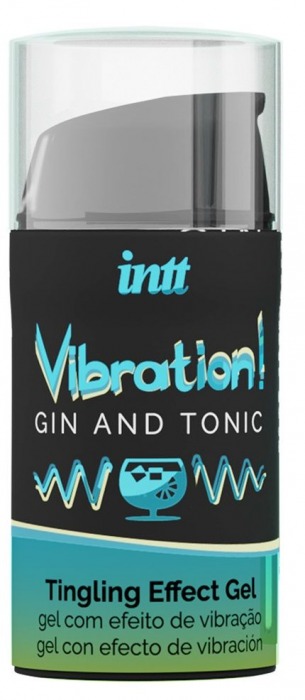 Жидкий интимный гель с эффектом вибрации Vibration! Gin   Tonic - 15 мл. - INTT - купить с доставкой в Волжском