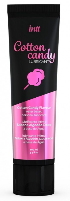 Интимный гель на водной основе Cotton Candy Lubricant - 100 мл. - INTT - купить с доставкой в Волжском