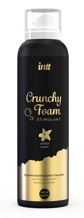 Пенка для массажа Crunchy Foam Stimulant Vanilla - 100 мл. - INTT - купить с доставкой в Волжском