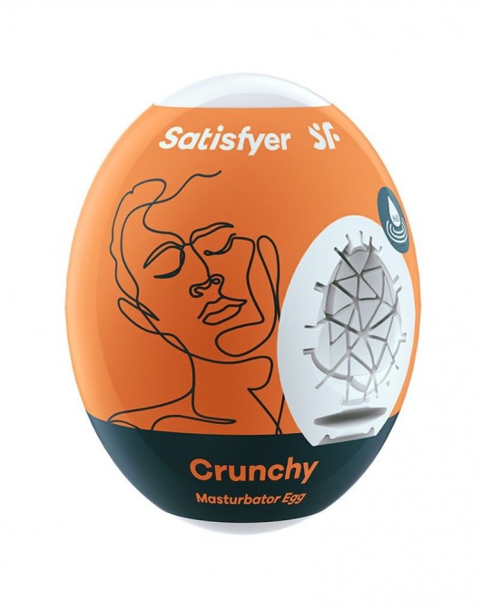 Мастурбатор-яйцо Satisfyer Crunchy Mini Masturbator - Satisfyer - в Волжском купить с доставкой