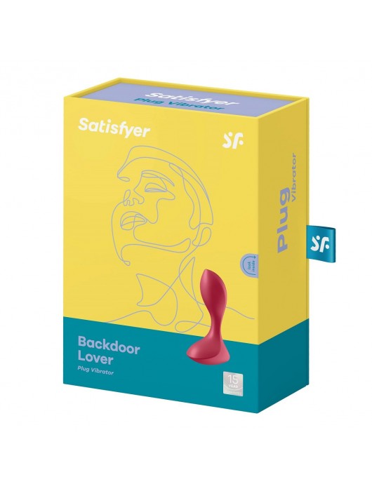 Красный вибромассажёр простаты Satisfyer Backdoor Lover - 14 см. - Satisfyer - в Волжском купить с доставкой
