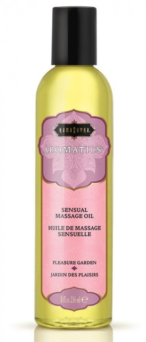 Массажное масло с цветочным ароматом Pleasure Garden - 236 мл. - Kama Sutra - купить с доставкой в Волжском