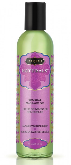 Массажное масло Naturals Island Passion Berry с ароматом тропических фруктов - 236 мл. - Kama Sutra - купить с доставкой в Волжском