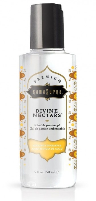 Гель-лубрикант на водной основе Divine Nectars Vanilla с ароматом ванили - 150 мл. - Kama Sutra - купить с доставкой в Волжском