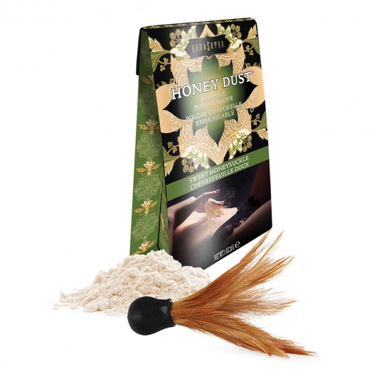 Пудра для тела Honey Dust Body Powder с ароматом жимолости - 28 гр. - Kama Sutra - купить с доставкой в Волжском